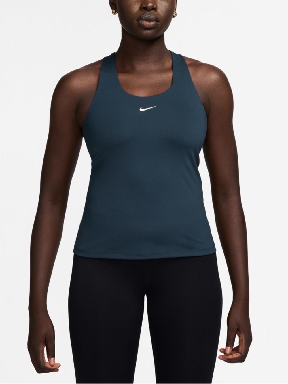 Nike NEW Swiosh Dri-Fit Bra Tank size Large Jungle Green